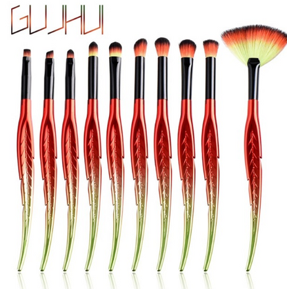 Pro Makeup Brushes Set 8/10Pcs Powder Foundation Eyeshadow Make Up Brushes Cosmetics Soft Cosmetics Beauty Tool eprolo