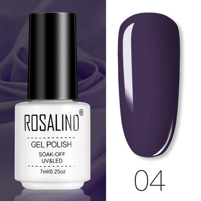 ROSALIND Gel Polish Set Manicure for Nails Semi Permanent Vernis top coat UV LED Gel Varnish Soak Off Nail Art Gel Nail Polish eprolo