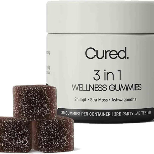 Gummies 3 en 1 Gummies Shilajit pour hommes