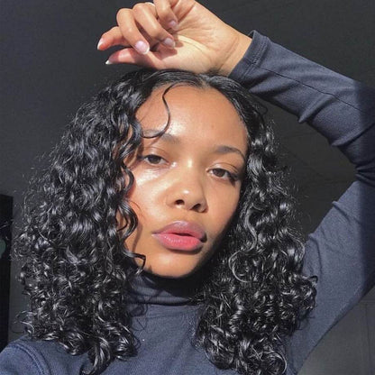 Perruque Femme Européenne et Américaine - Cheveux Courts Bouclés Africains - en Fibre Chimique - Afrotix