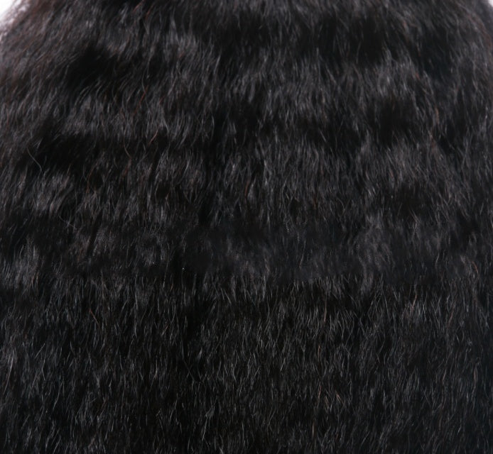 Cheveux brésiliens crépus Yaki droit