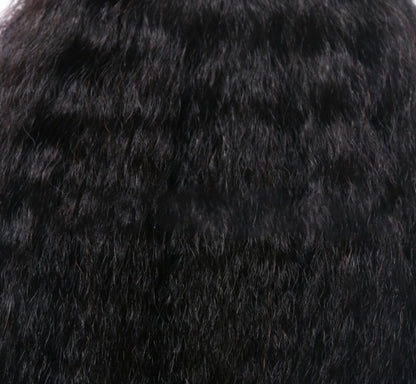 Cheveux brésiliens crépus Yaki droit