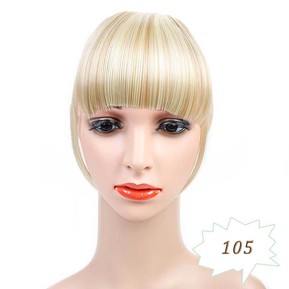 Extensions de cheveux à clipser avec frange 3D - Afrotix