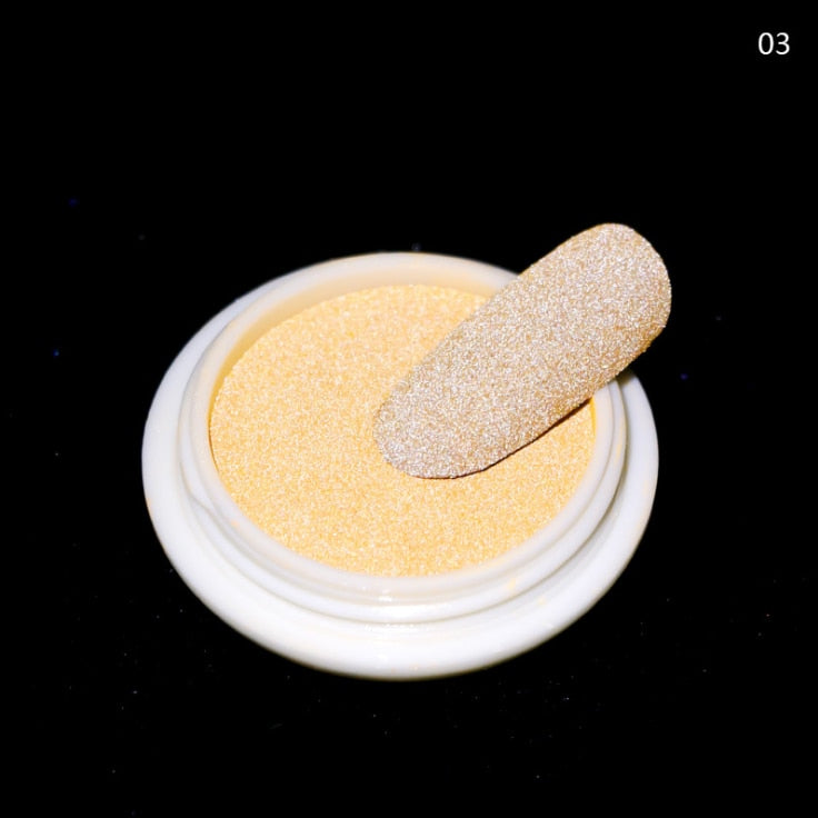 1Box Reflective Nail Glitter Powder Shiny Dust Glow In The Dark For Bar Disco Sparkling Pigment Fluorescent Nail Art Decorations eprolo