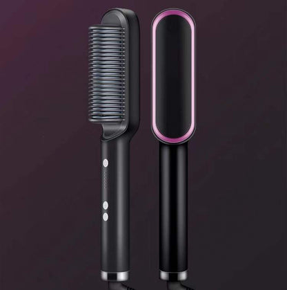New 2 In 1 Lisseur à cheveux professionnel – Chauffe rapide &amp; anti-brûlure