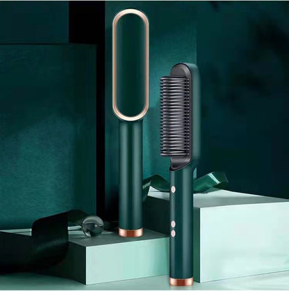 New 2 In 1 Lisseur à cheveux professionnel – Chauffe rapide &amp; anti-brûlure