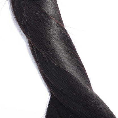 European And American Wigs, Real Hair Weaves, Natural Color, Smooth Hair Weaves Afrotix