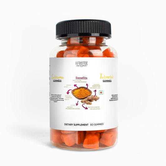 Turmeric Gummies (Bonbons au curcuma) - Afrotix