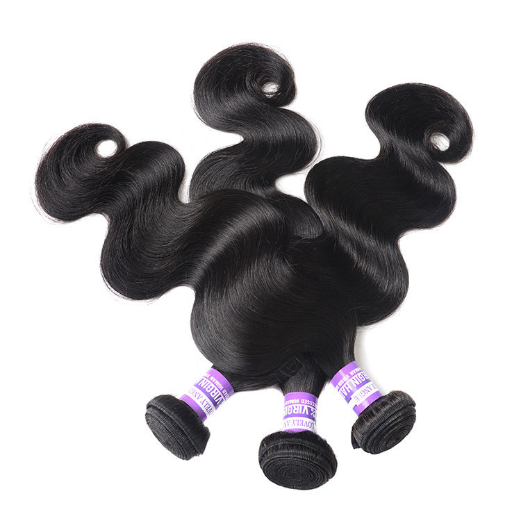 Paquetes de cabello humano brasileño con cierre