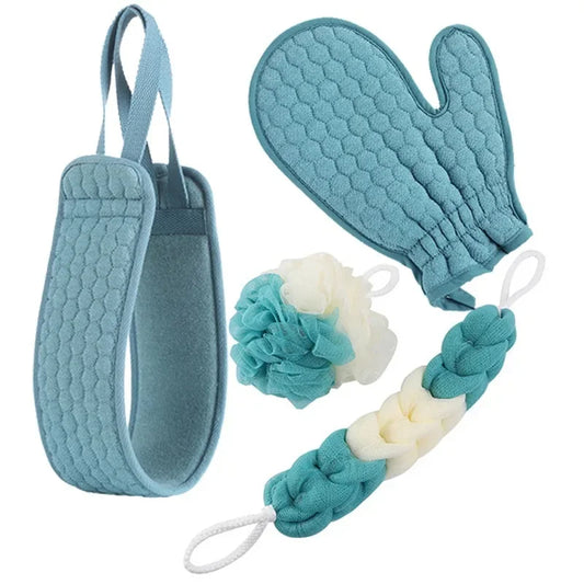 Set de Serviettes de Bain Northern Women – 4 pièces + Accessoire Exfoliant