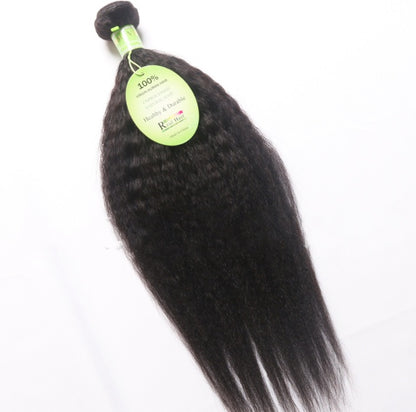 Cheveux brésiliens crépus Yaki droit