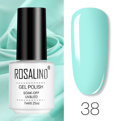 ROSALIND Gel Polish Set Manicure for Nails Semi Permanent Vernis top coat UV LED Gel Varnish Soak Off Nail Art Gel Nail Polish eprolo