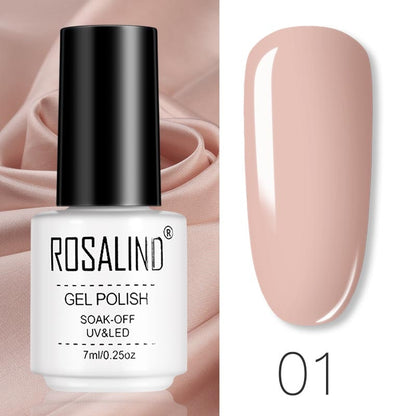 ROSALIND Gel Polish Set Manicure for Nails Semi Permanent Vernis top coat UV LED Gel Varnish Soak Off Nail Art Gel Nail Polish eprolo