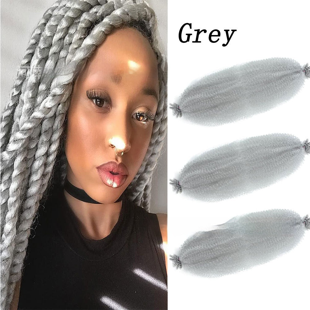 Wig Crochet Hair Springy Afro Twist Hair Chemical Fiber Wig Dreadlocks eprolo