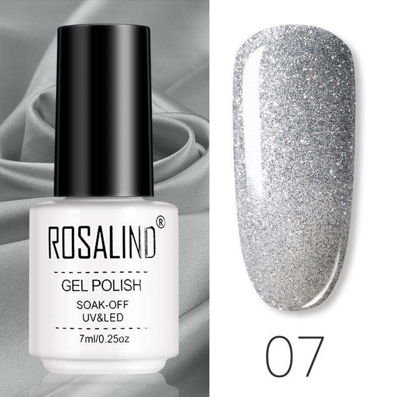 ROSALIND Gel Polish Set Manicure for Nails Semi Permanent Vernis top coat UV LED Gel Varnish Soak Off Nail Art Gel Nail Polish eprolo