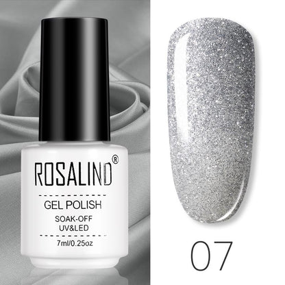 ROSALIND Gel Polish Set Manicure for Nails Semi Permanent Vernis top coat UV LED Gel Varnish Soak Off Nail Art Gel Nail Polish eprolo