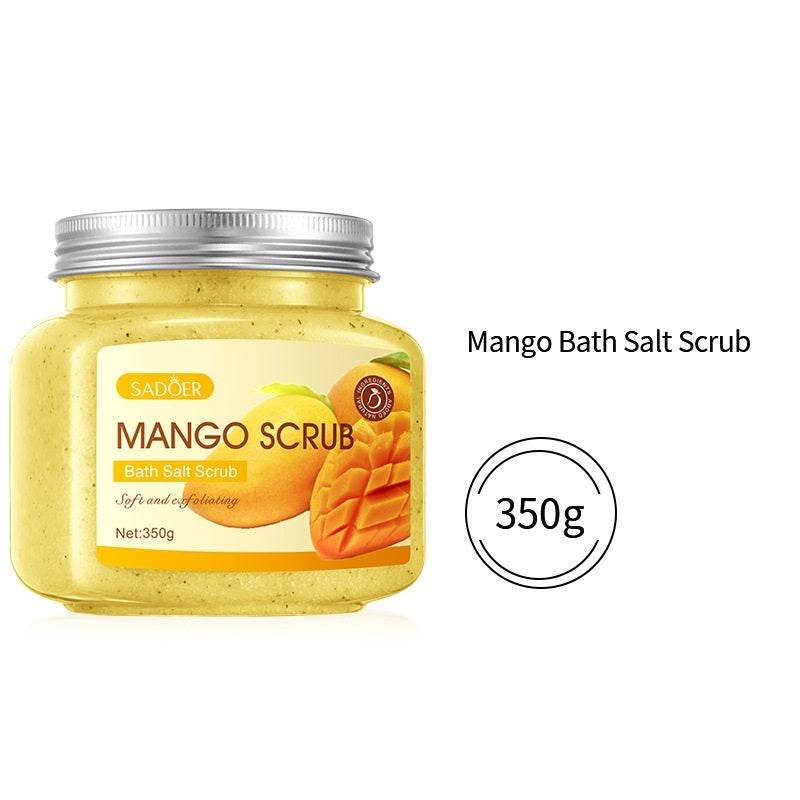 Crème exfoliante aux sels de bain aux fruits Soin exfoliant pour le corps - Afrotix