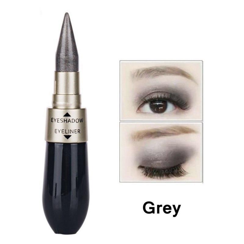 Creative Double-end Eyeshadow Black Eyeliner Pencil Waterproof 6 Colors Pigment Shimmer Glitter Smokey Eye Makeup Tool HOT TSLM2 eprolo
