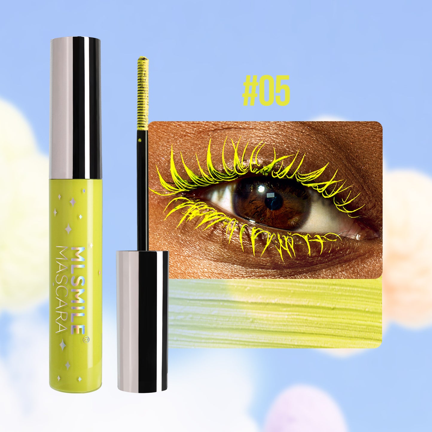 Mascara Nacré Scintillant – Waterproof & Longue Tenue