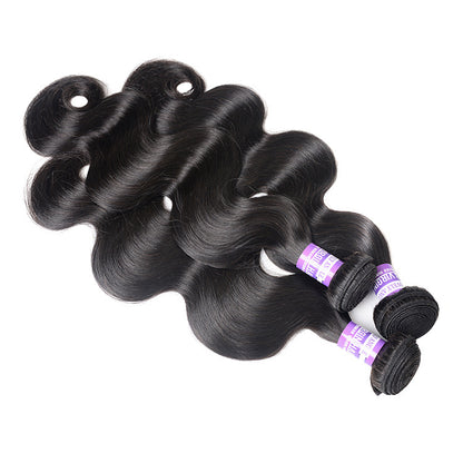 Paquetes de cabello humano brasileño con cierre