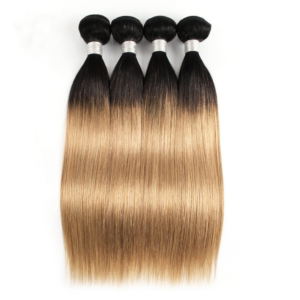 T1b / 27 Brazilian real hair wig curtain eprolo
