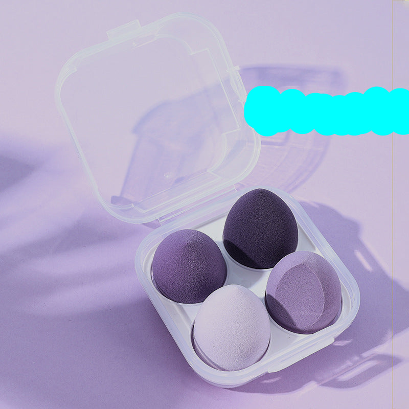 Juego de esponjas de maquillaje en forma de huevo: esponjas con forma de gota de agua, de doble uso, secas y húmedas