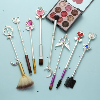 8 Sailor Moon Makeup Brushes Anime Periphery Birthday Holiday Gifts eprolo