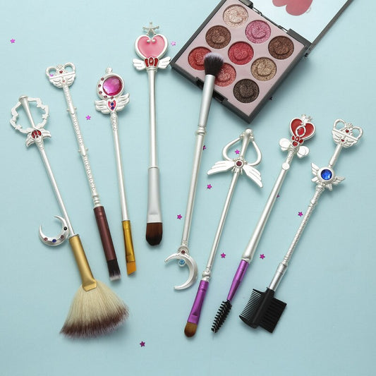 8 Sailor Moon Makeup Brushes Anime Periphery Birthday Holiday Gifts eprolo
