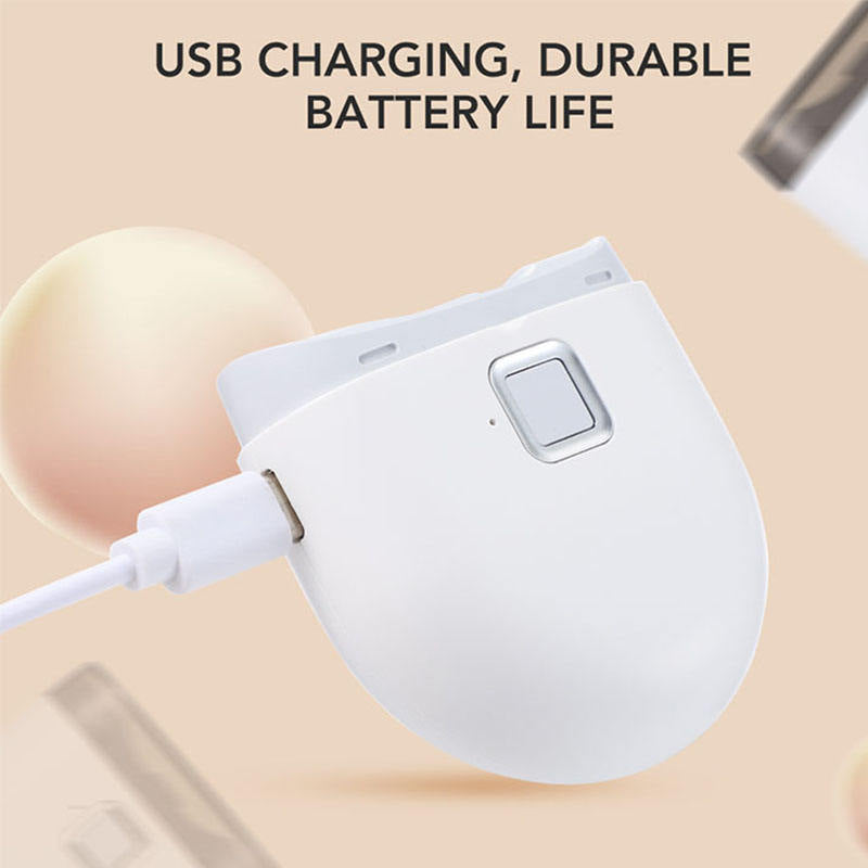 New portable safe nail toe polishing trimmer easy rechargeable recycl use automatic scissors usb electric nail clippers eprolo