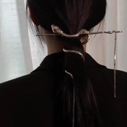 Copper Alloy Hair Accessories Snake Winding And Cool - Afrotix