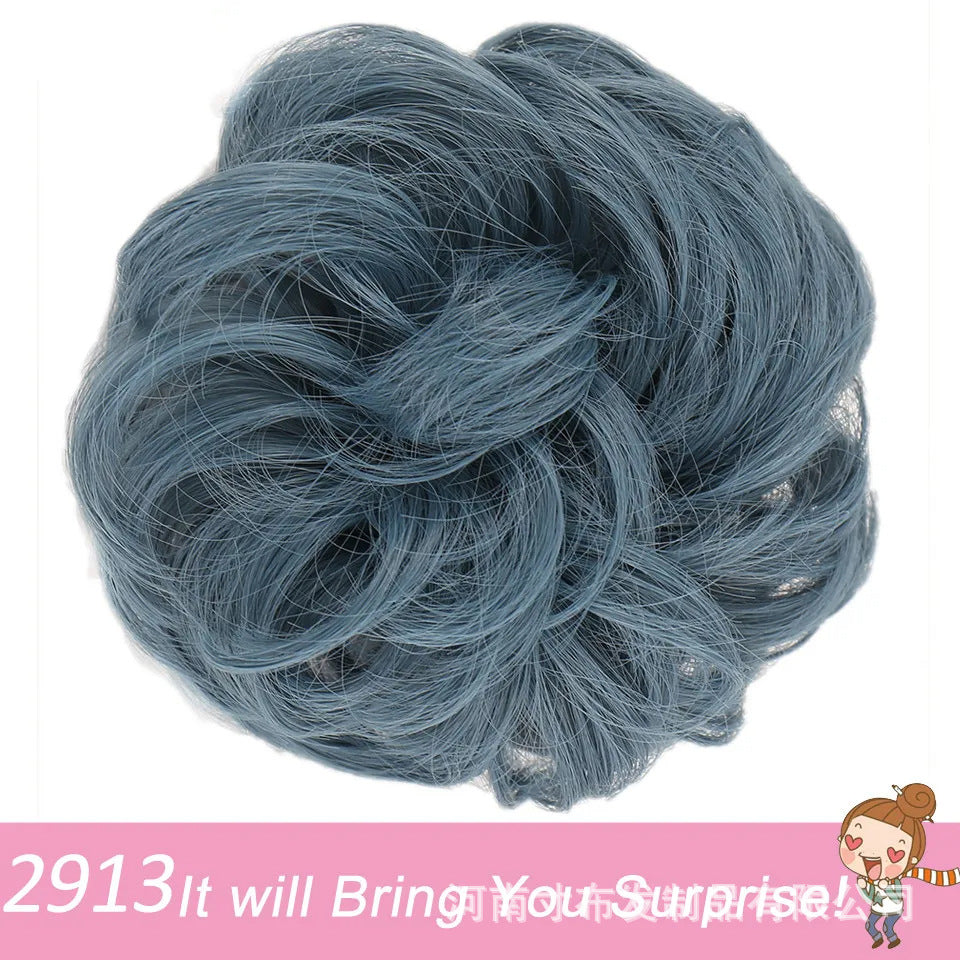 Anneaux de cheveux, fibres chimiques, bourgeons de cheveux