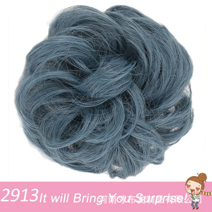 Anneaux de cheveux, fibres chimiques, bourgeons de cheveux
