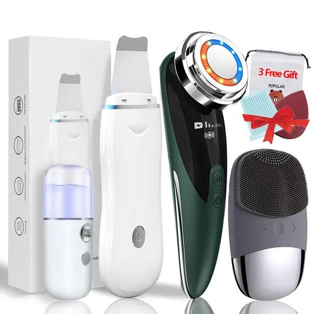 4+3 Kit Ultrasonic Skin Scrubber - Afrotix