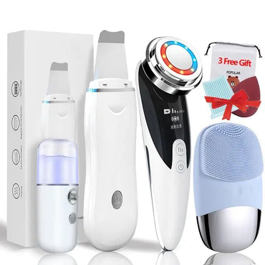 4+3 Kit Ultrasonic Skin Scrubber - Afrotix