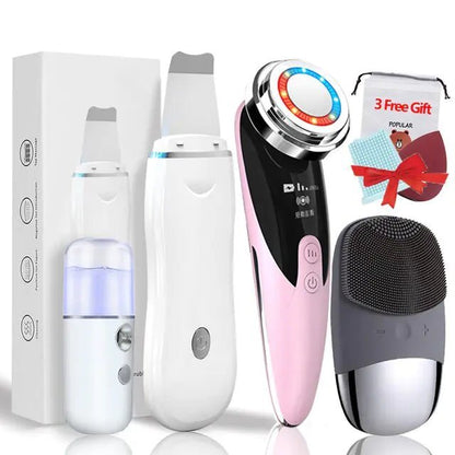 4+3 Kit Ultrasonic Skin Scrubber - Afrotix