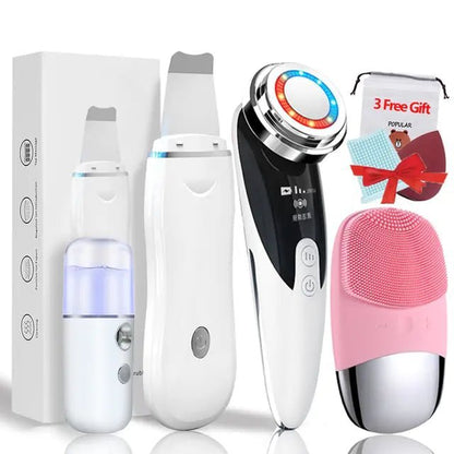 4+3 Kit Ultrasonic Skin Scrubber - Afrotix