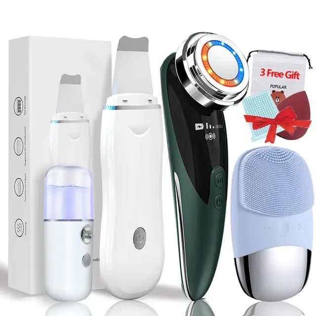 4+3 Kit Ultrasonic Skin Scrubber - Afrotix