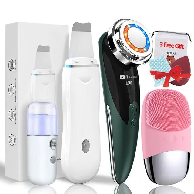 4+3 Kit Ultrasonic Skin Scrubber - Afrotix