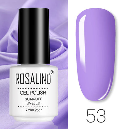ROSALIND Gel Polish Set Manicure for Nails Semi Permanent Vernis top coat UV LED Gel Varnish Soak Off Nail Art Gel Nail Polish eprolo