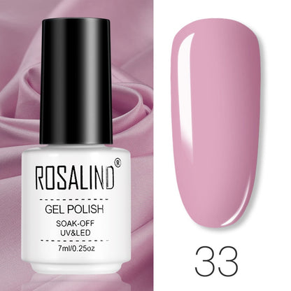 ROSALIND Gel Polish Set Manicure for Nails Semi Permanent Vernis top coat UV LED Gel Varnish Soak Off Nail Art Gel Nail Polish eprolo