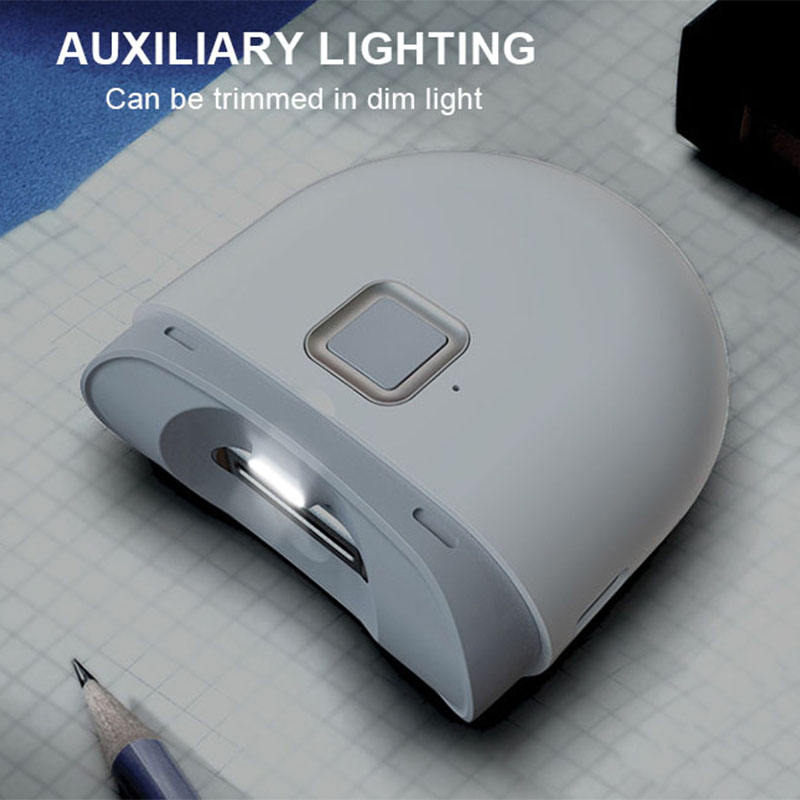 New portable safe nail toe polishing trimmer easy rechargeable recycl use automatic scissors usb electric nail clippers eprolo