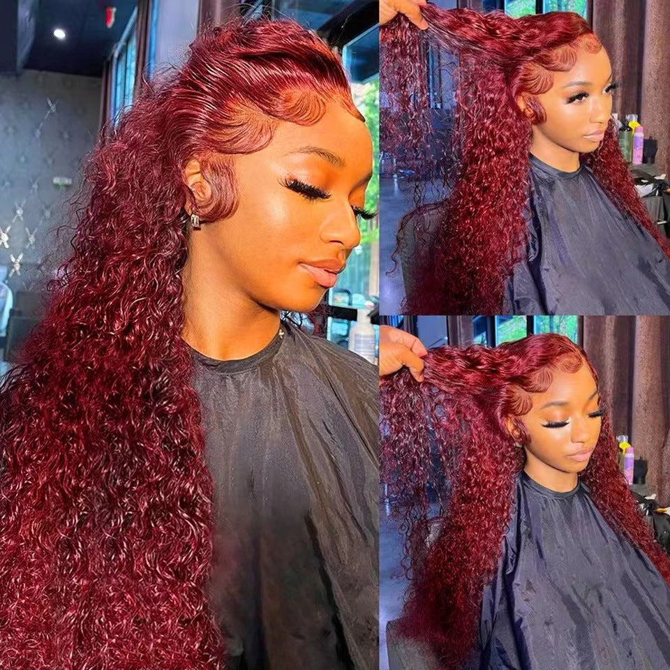 Front lace wig 13x4lace front wigs human hair wig women's long hair full head cover eprolo