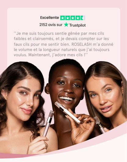 ROSELASH Sérum de croissance pour cils 3ml Afrotix