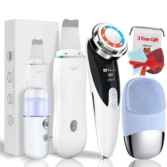 4+3 Kit Ultrasonic Skin Scrubber - Afrotix