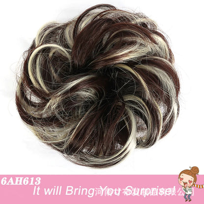 Anneaux de cheveux, fibres chimiques, bourgeons de cheveux