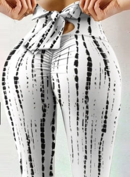 Yoga Pants Stretch Fitness Pants Hip-Lifting Sweatpants Leggings Women's - Afrotix
