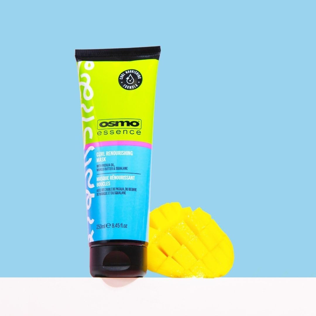 Osmo Essence Curl Renourishing Mask. Moisture & Curl Definition Mask for Curly Hair Types. 250ml. Afrotix