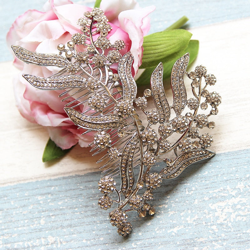 Peigne à Cheveux Demoiselle d’Honneur compléter les coiffures lors de mariages ou d’événements