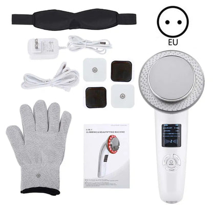 6 - in - 1 EMS Body Slimming Massager: RF Ultrasonic Cavitation & Anti - Cellulite Fat Burner - Afrotix