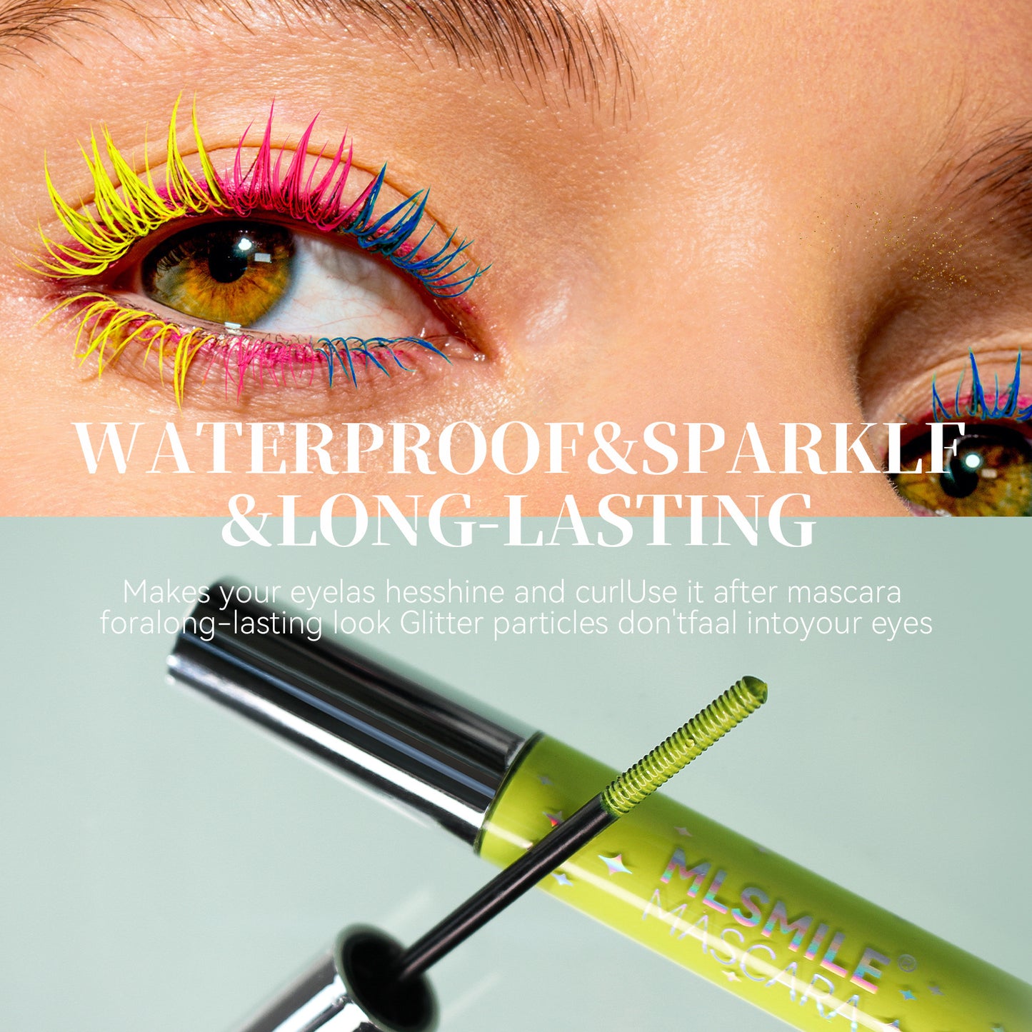 Mascara Nacré Scintillant – Waterproof & Longue Tenue